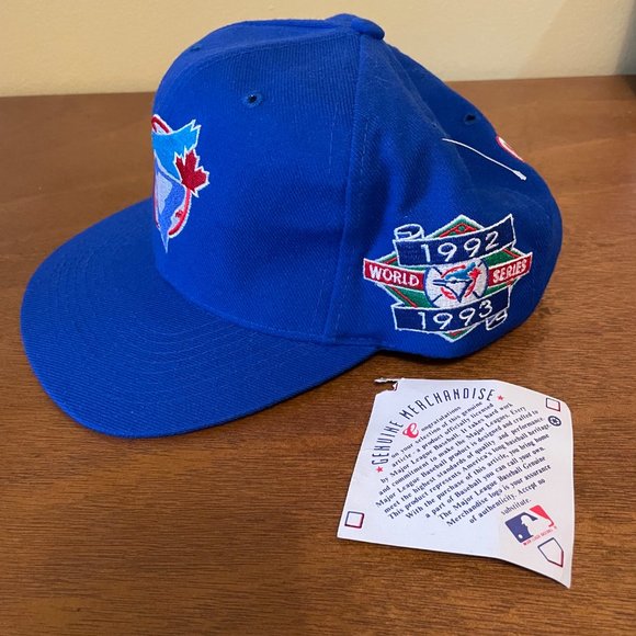 Toronto Blue Jays Vintage 90s World Series Snapback Hat G-III NWT - Picture 2 of 9